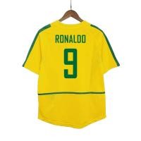 ราคา เสื้อฟุตบอลทีมชาติ บราซิล ชุดเหย้า ปี2002 ฟุตบอลโลก เกรดแฟนบอล AAA RONALDO KAKA CARLOS RIVALDO RONALDINHO (23279027930)