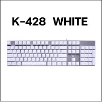 ราคา คีย์บอร์ด GAMING KEYBOARD K428 MIXED BACKLIT K428 Mechanical Blue Switch (15925685616)