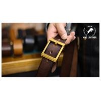 ราคา King Leather เข็มขัดหนังวัวแท้ นำเข้าจากอิตาลี Genuine Leather Belt Made in Italy IT 10 (17179424956)