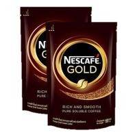 ราคา Nescafe Gold Freeze dried Coffee เนสกาแฟ โกลด์ กาแฟสำเร็จรูป นำเข้าจากเกาหลี 180g 2แพค (210108452)