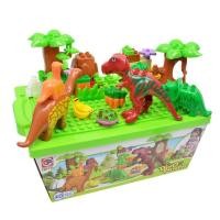 ราคา เลโก้ตัวต่อไดโนเสาร์พร้อมกล่องตั้งขนาดใหญ่ จำนวน40ชิ้น (385195148)