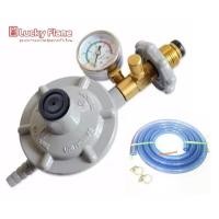 ราคา Lucky flame หัวปรับแก๊สแรงดันต่ำ ระบบเซฟตี้ มีมาตรวัดความดัน รุ่น LS 325SG พร้อมสายแก๊สยาว 2 เมตร กิ๊ฟรัดสาย 2 ตัว (102709211)