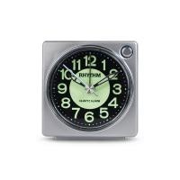 ราคา RHYTHM นาฬิกาตั้งโต๊ะหน้าปัดเรืองแสง ตั้งปลุกได้ ฐานกว้าง 6 ซม CRE823NR (23124652366)