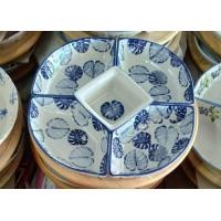 ราคา ชุดถาดออเดิร์ฟเซรามิค 5 ช่องพร้อมถาดไม้สักหมุนได้ 360 องศาขนาด 16 นิ้ว (15144446014)