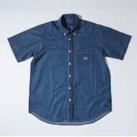 ราคา U2 MENS เสื้อเชิ้ตแขนสั้นผ้ายีนส์ แชมเบร้ รุ่น 5646 1 (8008994010)