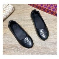 ราคา 5慧พร้อมส่ง Tory Burch ใหม่ รองเท้าส้นแบน หัวกลม พื้นนิ่ม สําหรับผู้หญิง (22169638721)