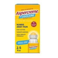 ราคา Aspercreme Odor Free Max Strength Lidocaine Pain Relief Liquid with Roll On No Mess Applicator 2 5 oz (22339209738)