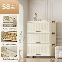 ราคา คุณภาพสูง ป้องกันฝุ่น และโปร่งใส ตู้เก็บของพลาสติกมัลติฟังก์ชั่นตู้เก็บของตู้เสื้อผ้าที่มีล้อสามารถพับเก็บได้ กล่องเก็บ (23052941542)