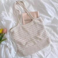 ราคา พร้อมส่ง กระเป๋าสาน กระเป๋าถัก สะพายไหล่ ถือ งานฝีมือ งานละเอียด สไตล์เกาหลี ทรงสวย มี2สี มีซิป ใส่ของได้เยอะมากๆ แบบใหม่ (15511606863)