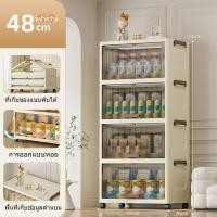 ราคา คุณภาพสูง ป้องกันฝุ่น และโปร่งใส ตู้เก็บของพลาสติกมัลติฟังก์ชั่นตู้เก็บของตู้เสื้อผ้าที่มีล้อสามารถพับเก็บได้ กล่องเก็บ (22355399851)