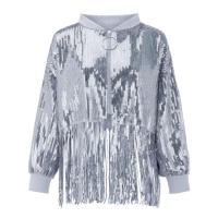 ราคา เสื้อแจ็คเก็ตเลื่อม เสื้อคลุมปักเลื่อม เสื้อพู่ฟรุ้งฟริ้ง (21698520066)