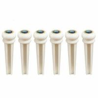 ราคา 1Set Folk Guitar Pegs Pillow Nailer Nailer Brass Rings Pianist Tools White Black Guitar Parts Accessories (22930753820)