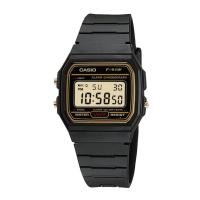 ราคา Casio Standard Digital นาฬิกาข้อมือผู้ชาย สายเรซิ่น รุ่น F 91F 91WGF 91WG 9 CMG สีดำ (1415990897)