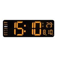 ราคา Ermo ซื้อ1แถม1 นาฬิกาแขวนผนังห้องนั่งเล่นแบบทั่วไปนาฬิกาดิจิตอลฟังก์ชั่นหน้าจอขนาดใหญ่นาฬิกาแสดงตัวเลขแบบนอร์ดิกนาฬิกาแบ็คดรอปเป่าลม LED ขนาด13นิ้ว16นิ้ว (17836754791)