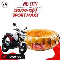 ราคา ยางนอกไม่ใช้ยางใน เรเดียล ใส่ MSX 120 70 12 ล้อหน้า 130 70 12 ล้อหลัง รุ่น ND Sport Maxx ยางลายติดรถ ไม่ใช้ยางใน ใช้ได้กับล้อขอบ12 มีใบกำกับภาษี ส่งเร็วทั่วไทย (22019196508)