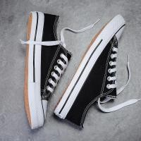 ราคา Mens spring and summer of new couples canvas shoes board shoes leisure male han edition men Velcro white shoe (19764547370)