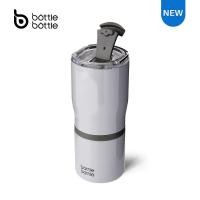 ราคา BOTTLE BOTTLE Stainless Steel Tumblers with Handle Insulated Tumblers with 2 Lids 22oz 2IN1 Coffee Tumbler for Home Office and Party Travel Tumblers for Woman and Man as Gifts (22984103754)