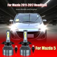 ราคา 2ชิ้นสำหรับมาสด้า5 2011 2012 2013 2014 2015 2016 2017 9005หลอดไฟไฟหน้ารถมอเตอร์ไซค์แบบ Led ไฟหน้ารถ LED ลำแสงต่ำสูง (19405353016)