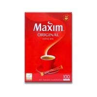 ราคา กาแฟ Maixin เกาหลีสีเหลืองและสีแดง Maxim สามในหนึ่งมอคค่าผงกาแฟรส100ชิ้นกล่องของขวัญ (20442726114)