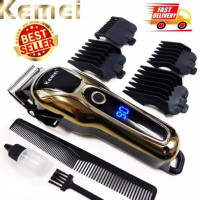 ราคา Kemei KM 1990 Electric Rechargeable Hair Clipper Trimmer (9634734923)