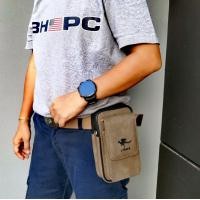 ราคา 2 in 1 กระเป๋าคาดเข็มขัด มีสายสพาย ใส่ของได้เยอะ สายปรับสั้นยาวได้ หนังPU กันน้ำอย่างดี แบรนด์แท้ zongka 100 (7592566863)