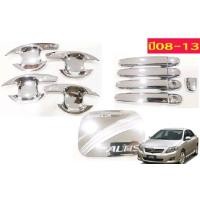 ราคา เบ้าประตู ครอบมือจับประตู ชุบโครเมี่ยม TOYOTA ALTIS 2008 2009 2010 2011 2012 2013 (21907494335)