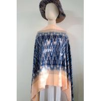 ราคา ผ้าคลุมไหล่มัดหมี่ทอมือย้อมคราม (22697696555)
