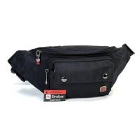 ราคา Chinatown Leather กระเป๋าคาดเอว สะพายหน้าอก ผ้า Darka ใบยาว สีดำ ซิปยื่น (11501137130)