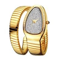 ราคา MISSFOX Watch Baojia Snake Head High end European And American Ins Style Snake shaped Personality Unique Fashion Ladies Watch (22834770194)
