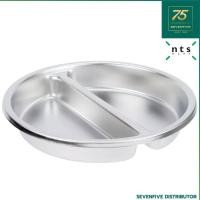 ราคา NTS ถาดอุ่นอาหาร อ่างอุ่นอาหาร สแตนเลส ทรงกลม 2หลุม ความจุ6ลิตร NTS1 DRFP SS6L (7944085357)