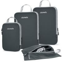 ราคา Alameda Compression Packing Cubes4 piece set with multiple colorsLuggage Packing Organizers for Travel Accessories with Shoe Bag Toiletry Bag (23048987353)