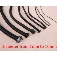 ราคา เชือกช็อตสีดำยืดหยุ่นลวดยาว5เมตรสายบันจี้สายบันจี้สายรัดไนล่อนสำหรับทำเครื่องประดับ DIY ทำราวตากผ้าสำหรับตั้งแคมป์ชิงช้าเชือกผูกรองเท้า (22526321925)