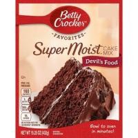 ราคา ของเข้าใหม่ เบตตี้ คร๊อกเกอร์ แป้งเค้ก ช็อคโกเเลต 432 กรัม Betty Crocker Chocolate Cake Mix Devils Food Cake Super Moist 432g (13537622421)