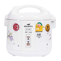 ราคา Misushita หม้อหุงข้าวอุ่นทิพย์ ขนาด 1 8 ลิตร รุ่น KS 19S 1 A63 ลายดอกเอื้องมะเขือ White (281509)