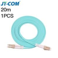 ราคา JT COM 5 Pieces OM3 LC DUPLEX Fiber Optic Patch Cord MULTI MODE 10G LC LC Multimode Duplex 1M 3M 5M 10M 15M 2 0mm 3 0mm UPC Optical Fiber Cable (16835471200)