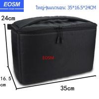 ราคา EOSM Waterproof DSLR Camera storage bag เลนส์ขนาดใหญ่กระเป๋ากล้องใส่พกพา Partition สำหรับ DSLR SLR Canon Nikon SONY (2256970720)