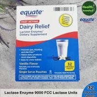 ราคา equate Lactase Enzyme 9000 FCC Lactase Units เอนไซม์แลคเตส ย่อยน้ำตาลแลคโตสในนม สำหรับผู้ที่ดื่มนมไม่ได้ (22193406164)