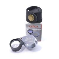 ราคา กล้องส่องพระ ส่องเพรช Leikaสีเงิน เลนส์แก้วMulticoat 10x18mm แถมฟรีซองหนังวัวแท้ตรงรุ่น (549748401)