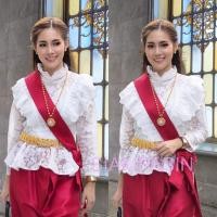 ราคา PTT เสื้อลูกไม้ ประยุกต์ ร5 เกรดพรีเมี่ยม ผ้านุ่มไม่คัน อก 32 36 34 38 38 4040 42 42 46 นิ้ว เสื้อลูกไม้สีขาว เสื้อลูกไม้แขนยาว ชุดไทยสีขาว จุ๋ย blouse (20021269994)