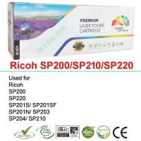 ราคา หมึกพิมพ์ Ricoh SP200 SP210 SP220 สีดำ Premium (446212915)