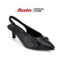 ราคา Bata บาจา รองเท้าส้นสูงรัดส้น สูง 1 นิ้ว สำหรับผู้หญิง รุ่น PRIMA สีเบจ 6318109 สีดำ 6316109 (22864387424)