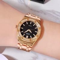 ราคา พร้อมส่ง ของแท้ 100 GEDI 1203 นาฬิกาแฟชั่น นาฬิกาข้อมือผู้หญิง กันน้ํา สวยหรู สายสแตนเลส Watch (22514828311)