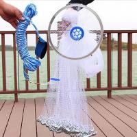 ราคา แหฝรั่ง จานบิน แหจับปลา แหดักปลา จับปลาได้เยอะ Drawstring Fishing Net แหอัตโนมัติ แหจานบิน ตาข่ายดักปลา อวนดักปลา อุปกรณ์จับปลา ใช้ง่ายแข็งแรง (15363042167)