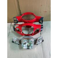 ราคา หน้ากากหน้า wave125s และ หน้ากากหลัง wave125s สีแดง ไฟหน้า ไฟเลี้ยวซ้ายขวา ครอบไฟหน้า เวฟ 125s ครอบไม เวฟ125s ไมดิจตรอน รุ่นหัวเถิก พร้อมจานฉาย (1213466618)