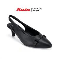ราคา Bata บาจา รองเท้าส้นสูงรัดส้น สูง 1 นิ้ว สำหรับผู้หญิง รุ่น PRIMA สีเบจ 6318109 สีดำ 6316109 (22864387425)