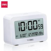 ราคา Deli นาฬิกาปลุก นาฬิกาดิจิตอล นาฬิกาตั้งโต๊ะ หน้าจอLCD พร้อมแสดงอุณหภูมิ เวลา วันที่ เดือน และสัปดาห์ Alarm Clock (9985600876)