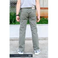 ราคา MTE กางเกงยีนส์ชาย กางเกงยีนส์ทรงกระบอก ผ้าคัตตอนสี สีเขียวขี้ม้าเข้ม ขากระบอก เป้าซิป รุ่น 107 10 สินค้าพร้อมส่ง (18241614698)