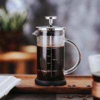 ราคา BINCOO Glass French Press Pot Coffee Maker Household Filter 350ml 600ml Coffee Kettle Office Coffee Maker Hand Kitchen Tea Pot (8573984051)