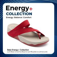 ราคา Best Seller Bata Energy รองเท้าเพื่อสุขภาพ รองเท้าแตะลำลอง ใส่สบาย รองเท้าแฟชั่น ยอดฮิต สำหรับผู้หญิง สีเทาแดง รหัส 5795218 (23184097450)