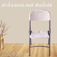 ราคา เก้าอี้ เก้าอี้พับได้ ขาเก้าอี้มาพร้อมที่หุ้มยางกันลื่น กันรอย พับเก็บได้ ประหยัดพื้นที่ เก้าอี้มีพนักพิง (4307628539)